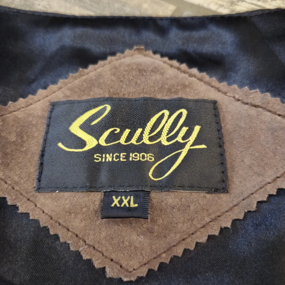 Scully Mens Brown Suede Vest - Picture 3 of 6
